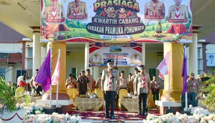 Dari Kemah Prasiaga, Saipul Mbuinga Siapkan Generasi Emas Pohuwato